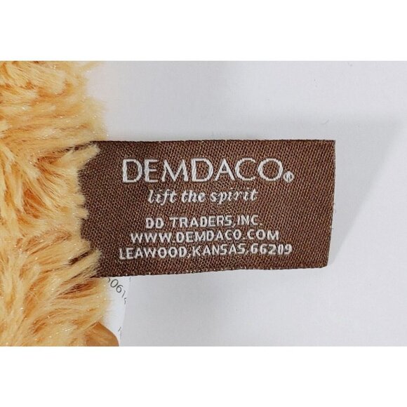 Demdaco Brown Tan Fox Lovey Security  Blanket Plush Rattle 14" - Picture 3 of 3